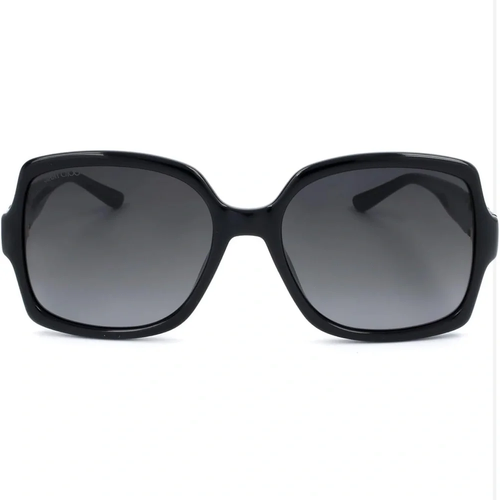 Authentic Jimmy Choo Chic Sammy G 55mm Black Sunglasses NWT! - Picture 4 of 14